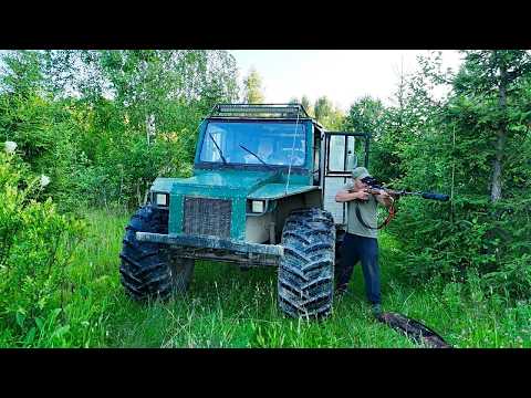 Видео: МЕДВЕДЬ ПОДОШЁЛ К ТАЁЖНОЙ ИЗБЕ! ДВА ВЫСТРЕЛА В ЦЕЛЬ. ПОДГОТОВКА К ОХОТЕ. ПРИСТРЕЛЯЛ ПРИЦЕЛ КАРАБИНА