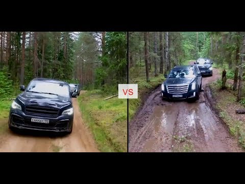 Видео: Бой японца с американцем: Cadillac Escalade VS Infiniti QX80 - тест-драйв на Селигере