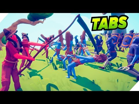 Видео: СМЕШНЫЕ И И ГРОЗНЫЕ ЖНЕЦЫ - TABS 2019 # 2-5 -Totally Accurate Battle Simulator. ТАБС