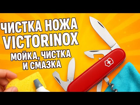 Видео: Как чистить и смазывать швейцарский нож, обслуживание Victorinox