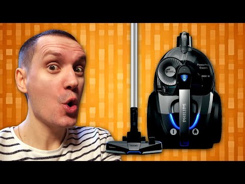 Видео: Не гонитесь за мощностью! - Обзор Безмешковый пылесос Philips PowerPro Expert FC9735