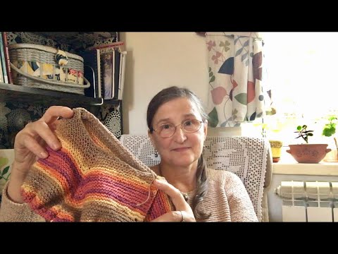Видео: Как Вяжу Реглан Сверху Расчёт Петель. Урок. Кофта Карамелька