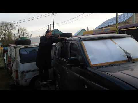 Видео: УАЗ Патриот (09г.) Ремонт крыши, удаление коррозии, сварка  элемента лобового стекла. 1с.