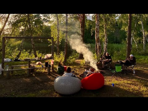 Видео: Camping Влог. Ночь в палатке. 2 дня без связи