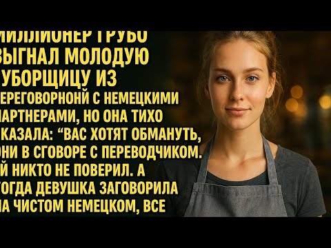 Видео: Миллионер унизил УБОРЩИЦУ при всех… Но через 5 минут ОНА спасла его от крупной аферы!"