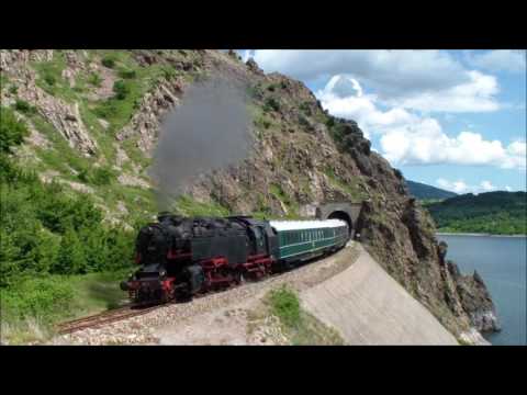 Видео: Атракционно пътуване, май 2016 г. Парни локомотиви 03.12, 16.27, 46.03 в Родопа планина.