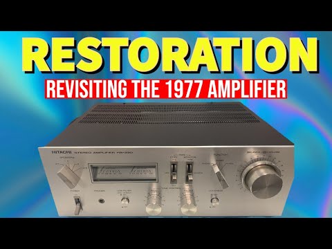 Видео: Восстановление старого усилителя мощности 1977 года | Эпизод 37