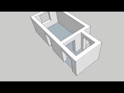 Видео: Моделирование помещения в SketchUp