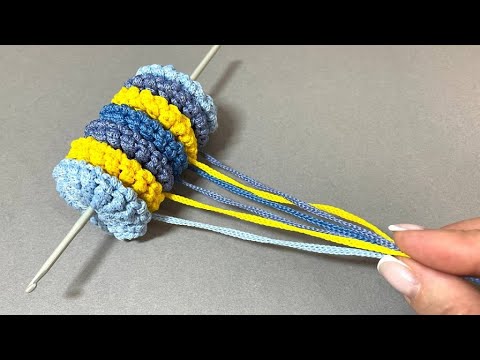 Видео: 100% вы такое не вязали😉 Остатки пряжи в дело! | Soft Decor