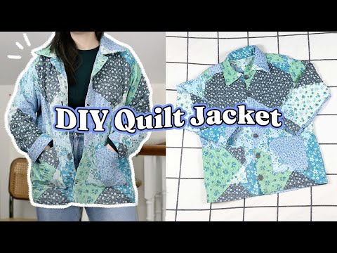 Видео: Моя очередь сшить СТЁГАНУЮ КУРТКУ!! Перелистайте страницу с БЕСПЛАТНОЙ выкройкой :)
