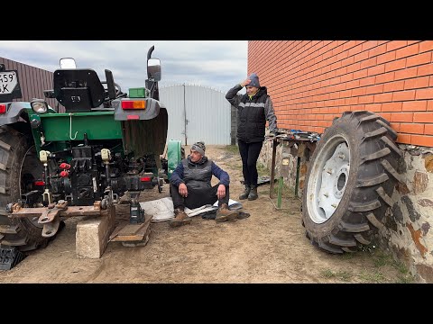 Видео: Додаткова гідравліка на китайський трактор!