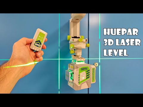 Видео: Лазерный уровень Huepar 3x360 - ZK03CG