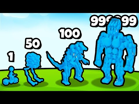 Видео: ЭВОЛЮЦИЯ ЛЮДЕЙ В МОНСТРА, МАКСИМАЛЬНЫЙ УРОВЕНЬ! | Battle of Stickman
