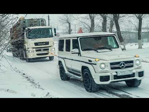 Видео: ГЕЛИК потянет ФУРУ? MERCEDES G63 AMG против RANGE ROVER