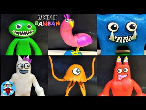 Видео: ВСЕ МОНСТРЫ - БОССЫ Garten of Banban 🎈 Детский Сад Банбан 👉 Авипи лепка