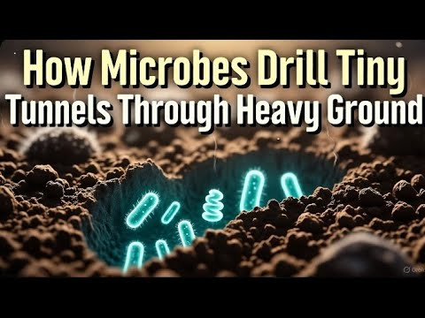 Видео: Как микробы прокладывают крошечные туннели в тяжёлой почве