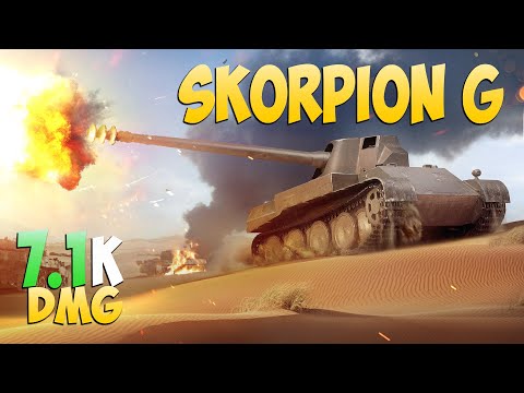 Видео: Skorpion G - 6 Фрагов 7.1K Урона - Смертельно опасен! - Мир Танков