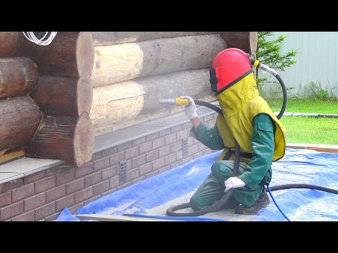 Видео: Абразивно - струйный метод шлифовки древесины // FORUMHOUSE