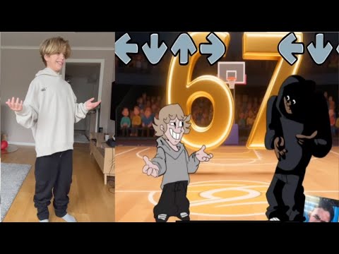 Видео: Мем FNF 67 против 61 в реальной жизни + больше модов FNF