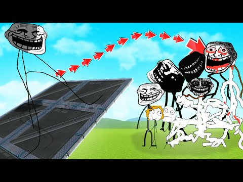 Видео: КТО ДАЛЬШЕ ВСЕХ ПРЫГНЕТ? ТРОЛЛФЕЙС TROLLGE - ПРЫЖКИ В ДЛИНУ! АДСКИЙ ЭКСПЕРИМЕНТ В Garry`s Mod