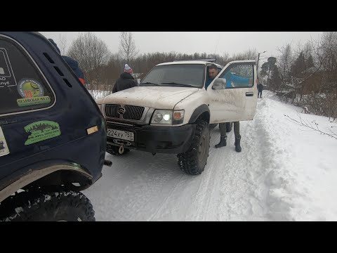 Видео: OFF ROAD НИВЫ JEEP GRAND CHEROKEE Great Wall По глубокому снегу к РАКЕТНОМУ БУНКЕРУ #OffRoad #4x4