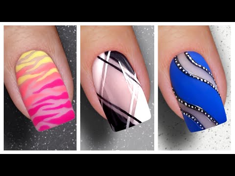 Видео: Дизайн ногтей 2023 | Простой нейл-арт #20nails