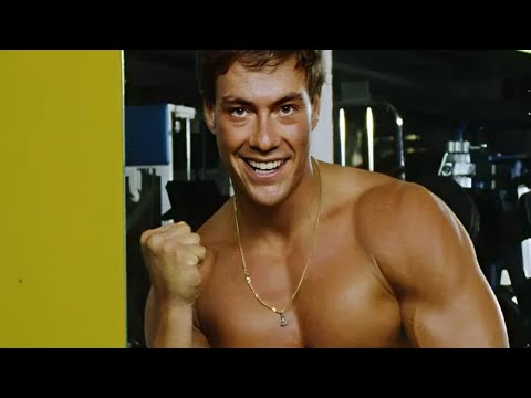 Видео: Жан-Клод Ван Дамм - Силовые упражнения и растяжка