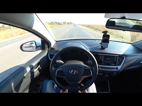 Видео: ЕДУ НА HYUNDAI SOLARIS - ВИД ОТ ПЕРВОГО ЛИЦА!