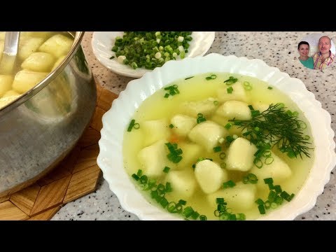 Видео: Легкий Суп с Галушками, которые Тают во Рту!