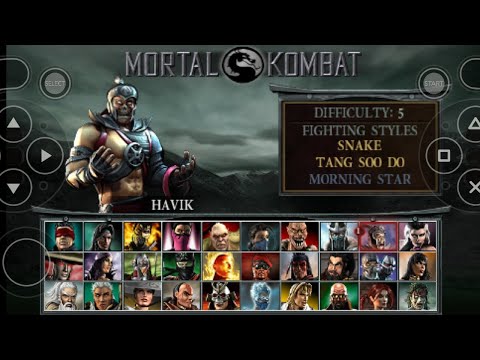 Видео: Mortal Kombat unchained прохождение за Хавика