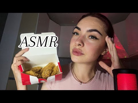 Видео: ASMR| Мукбанг Ростикс 🍗🍔Отвечаю на ваши вопросики 🤫