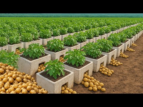 Видео: Не выбрасывайте пенопластовые коробки — этот лайфхак по выращиванию картофеля просто потрясающий!