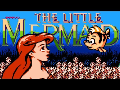 Видео: The Little Mermaid Русалочка NES (1080p 60 fps) (Dendy) - прохождение