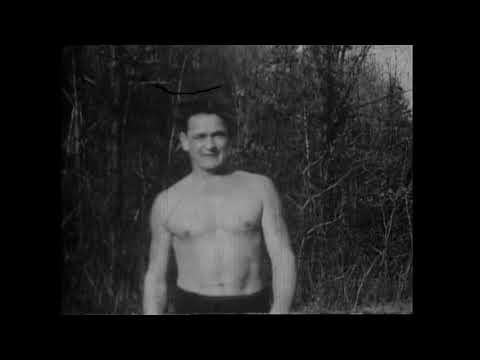 Видео: 1932 г. Джозеф Пилатес упражняется на улице
