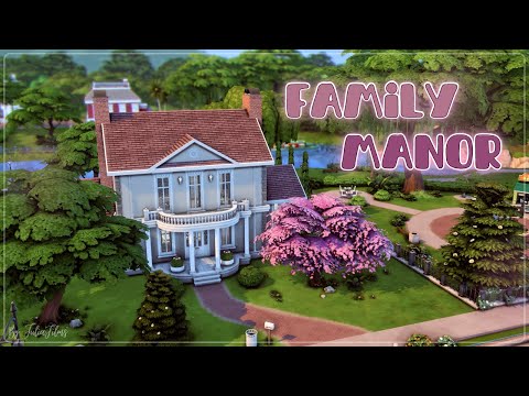 Видео: Семейная усадьба💗│Строительство│Family Manor│SpeedBuild│NO CC [The Sims 4]