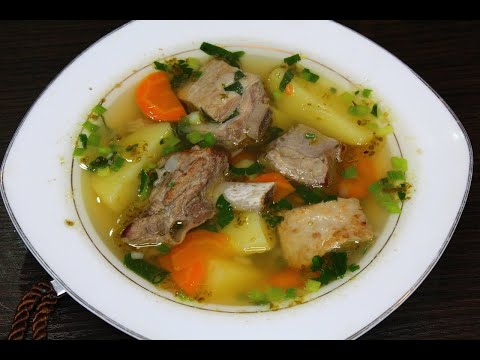Видео: Суп из говяжьих ребер, наваристое ароматное первое блюдо