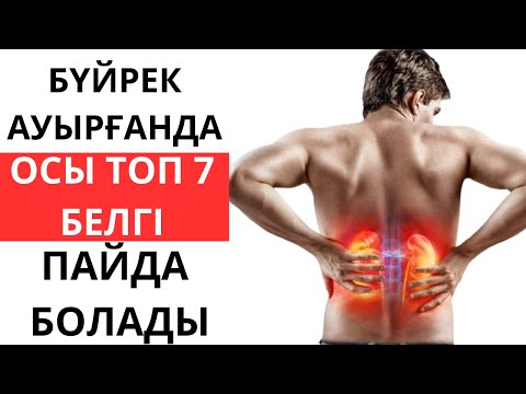 Видео: БҮЙРЕКТІҢ қиналып АУЫРЛЫҚПЕН тұрғанын көрсететін 5 белгі. Бүйрек ауруларының белгілері