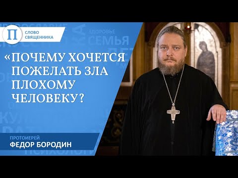 Видео: Почему хочется пожелать зла плохому человеку? Протоиерей Федор Бородин