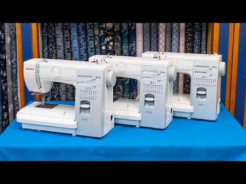 Видео: Janome 5522, 5519 и 5515 - Обзор швейных машин