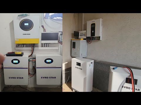 Видео: Установка Солнечный Панель 11кв Запас батарея 32кв Гибридный инвертор 11кв установка кардем дар Балх