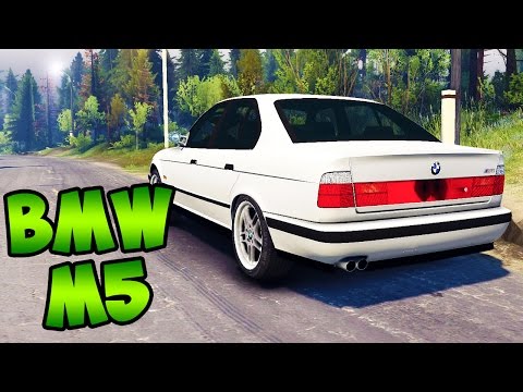 Видео: SpinTires 2014 - BMW M5 - в Грязи не Тонет!