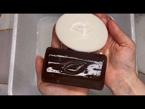 Видео: ASMR 🪵🐚Tar and Dove soap | АСМР 🪵🐚Мыление мыла Дегтярное и Dove