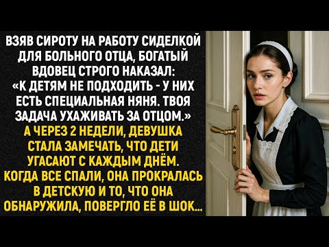 Видео: Взяв сироту на работу сиделкой для больного отца, богатый вдовец строго наказал_ _К детям не смей