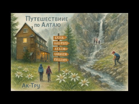 Видео: Путешествие по Алтаю. День 8. Ак-Тру. Дорога без дорог, эдельвейсы и водопад. #2025 #алтай #актру 