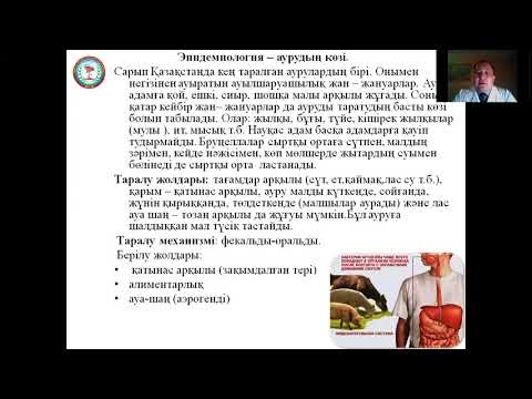Видео: Тақырыбы: Жұқпалы вирусты гепатиттер А және Е.  Бруцеллез.  Лептоспироз. Оқытушы:Өтесін М.А.