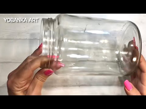 Видео: ПЕРЕРАБОТКА БАНКОВ И СТЕКЛЯННЫХ БУТЫЛОК ♻️ 3 простых и красивых идеи