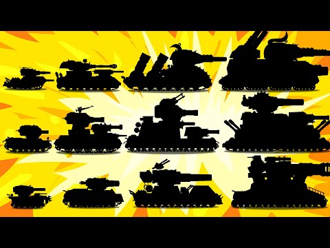 Видео: Эволюция Гибридов KV-2 Робот vs DEV-300 vs KV-100 vs KV BOSS - Мультики про танки