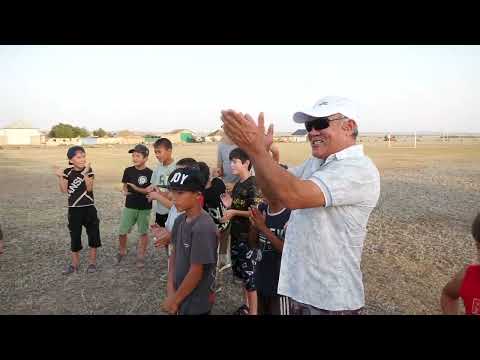 Видео: Гиревой спорт.  Аул Шарахалсун  Соревнования на свадьбе Максута и Фаины