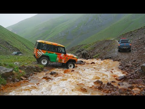 Видео: К Чёрному хребту по Оранжевой реке. Сломали Прадо и Буханку!