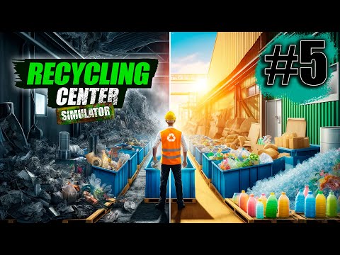 Видео: Новый ЛУЧШИЙ(нет) работник▐ Прохождение Recycling Center Simulator #5